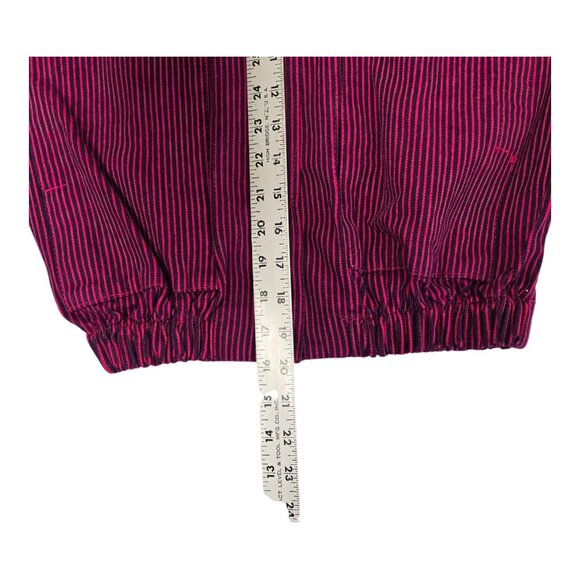 Ciotti Vest Medium red and Black Stripes 100% Cotton New without tags - Picture 7 of 7